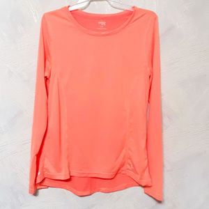 SOLD - DANSKIN NOW TOP WOMENS M (8-10) -- Peach
